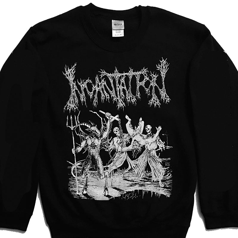 Incantation " Blasphemous Cremation " Sweatshirt death metal
