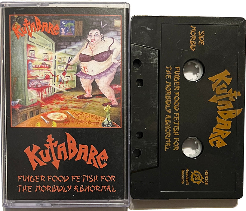 Kutabare Finger Food Fetish For The Morbidly Abnormal - Cassette Tape members of Undinism australia