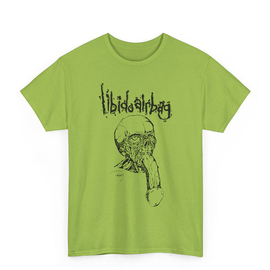 Libido Airbag " Dickface " T shirt Putrid Green