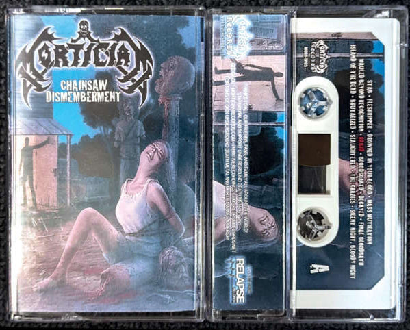 Mortician " Chainsaw Dismemberment " Cassette Tape