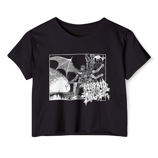 Morbid Angel  " Abominations " Ladies Crop Top