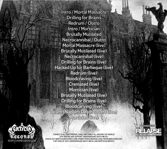 Mortician " Mortal Massacre " CD