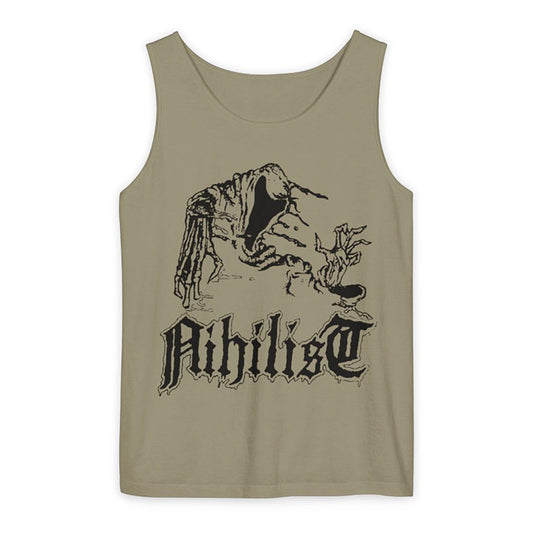 Nihilist " Ghost " Tank Top Sand