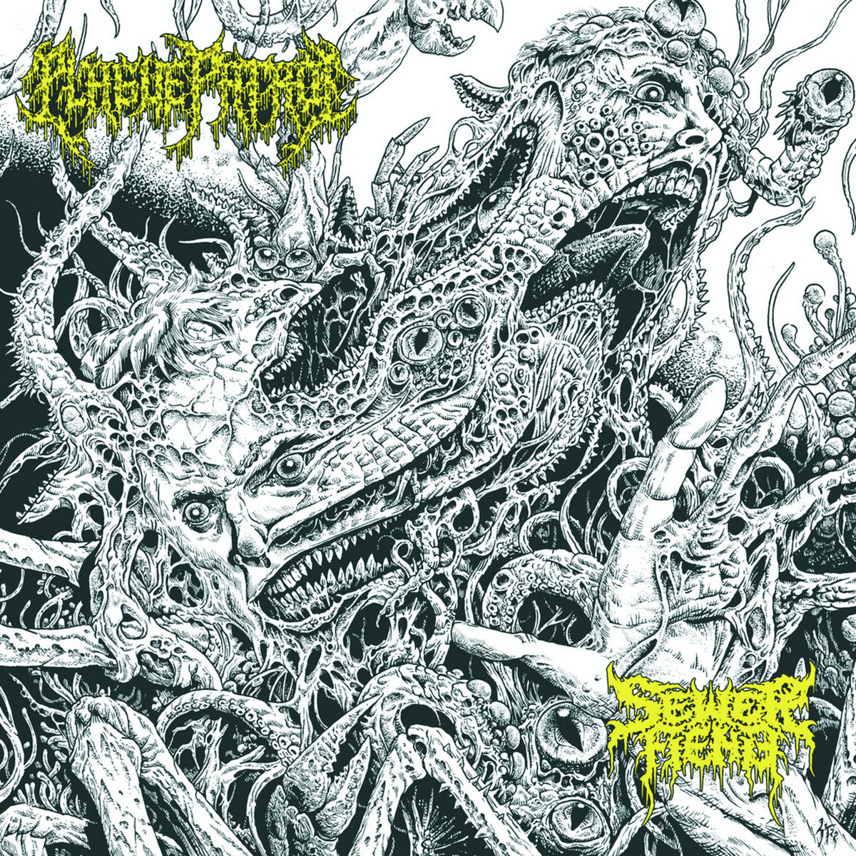 Plague Patrol / Sewer Fiend's Split LP 12" record death metal Lp