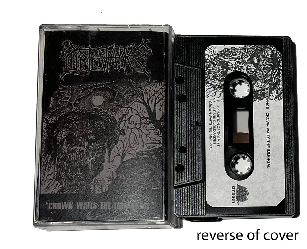 Purtenance Avulsion demo '91 / Purtenance Crown Waits The Immortal Cassette Tape rare tape Goat Throne 