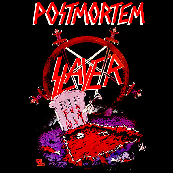 Slayer " Postmortem LP " Flag / Banner / Tapestry  thrash metal reign in pain 