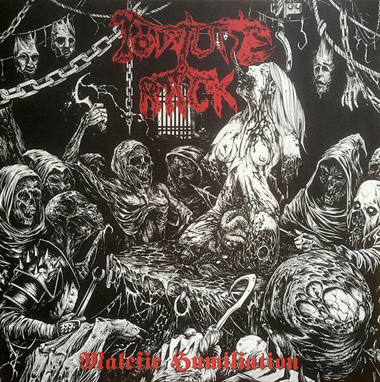 Torture Rack " Malefic Humiliation " LP - Clear vinyl
