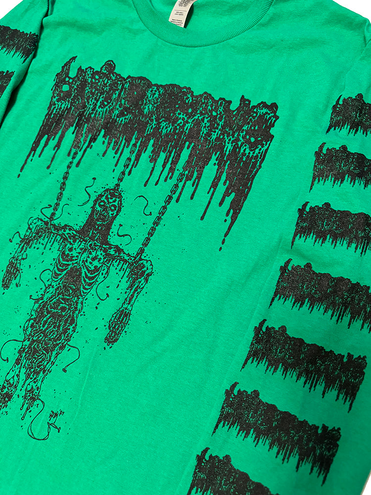 Undergang "Hanging Corpse "  Longsleeve Green with Sleeve print