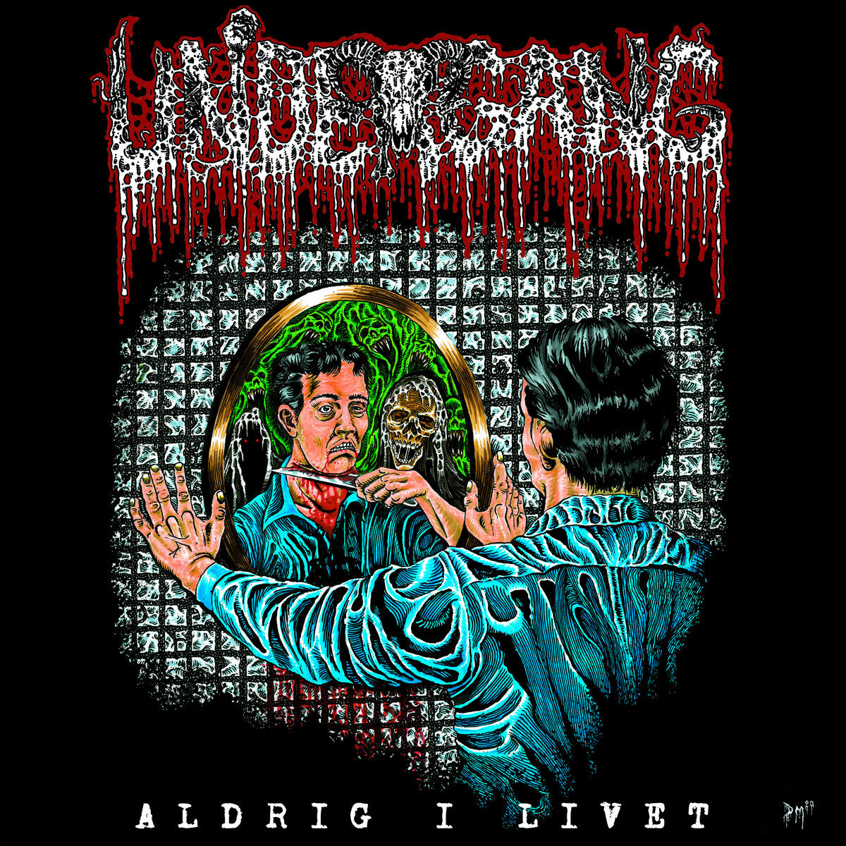 Undergang “ Aldrig i livet " Cd cover death metal  sickest 