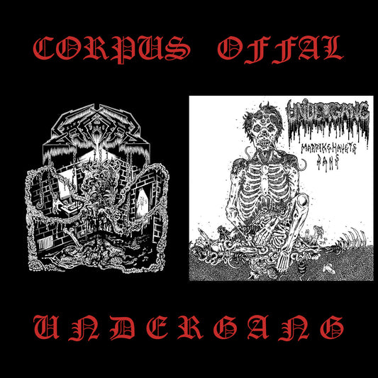Undergang Corpus Offal split 7 ep White Vinyl