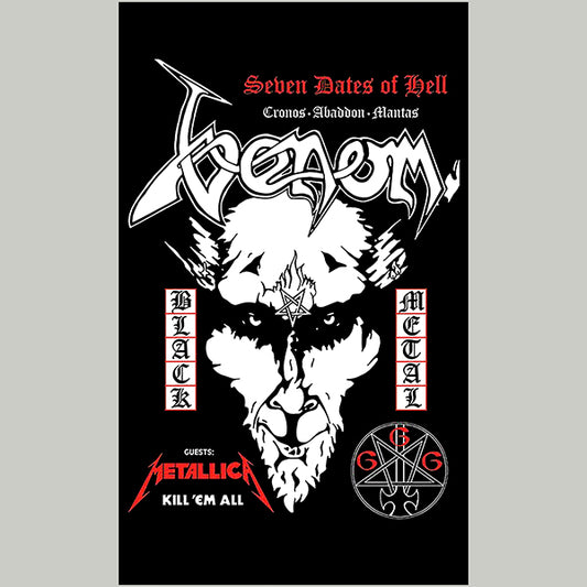 Venom  " Seven Dates Of Hell " Flag / Banner / Tapestry