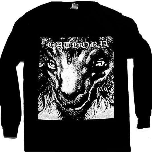 Bathory " Goat " Men's Long sleeve T-shirt Black metal Thrash Metal