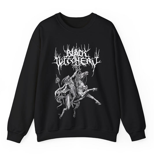 Black Witchery Horse Sweatshirt