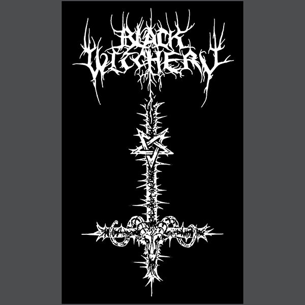 black witchery flag black metal blasphemy 