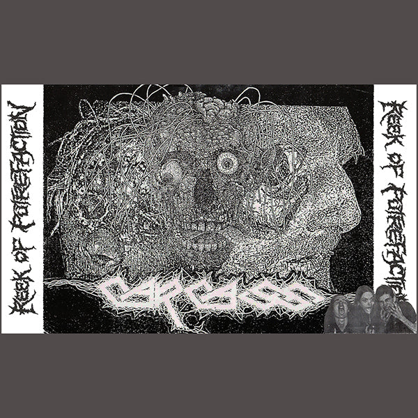 Carcass " Reek Of Putrefaction " Landscape Flag / Tapestry / Banner