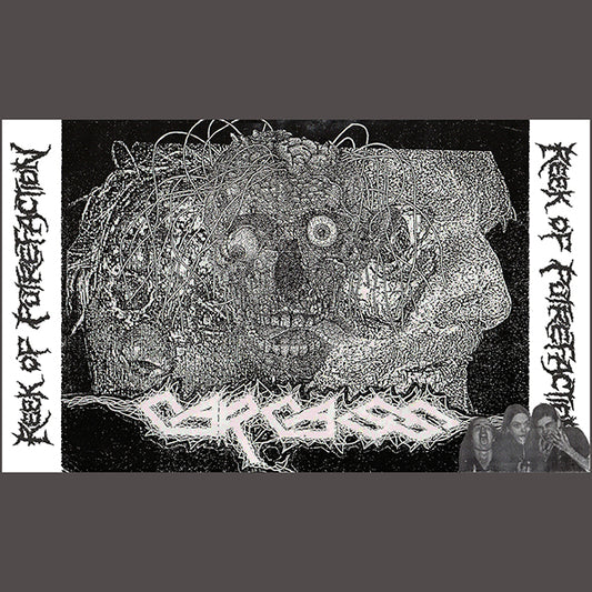 Carcass " Reek Of Putrefaction " Landscape Flag / Tapestry / Banner