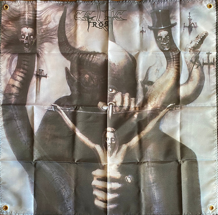 Celtic Frost " To Mega Therion hellhammer flag LP  thrash metal death metal black metal 