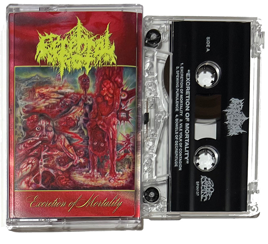 Cerebral Rot " Excretion Of Mortality " Cassette Tape