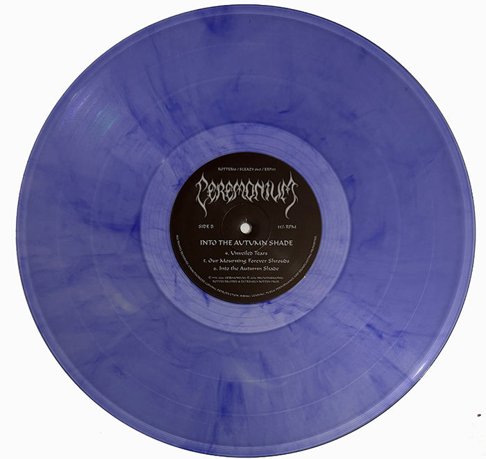 Ceremonium Into The Autumn Shade LP Cloudy See Thru Purple Vinyl