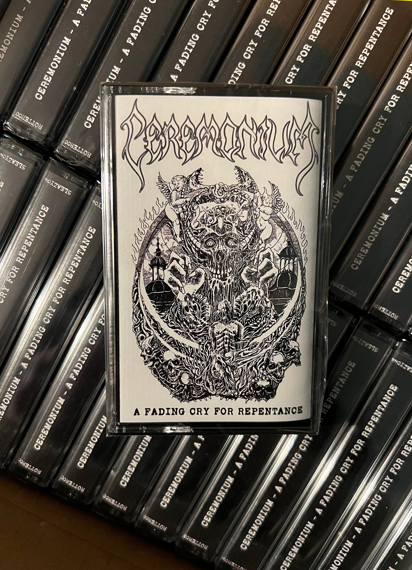 Ceremonium " A Fading Cry For Repentance " Cassette tape
