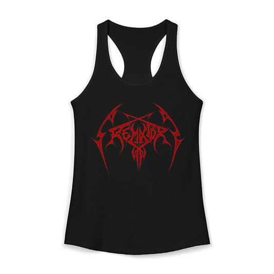Crematory " Logo " Ladies Racerback Tank Top Red
