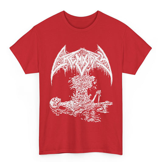 Crematory Exploding Chest T shirt Red