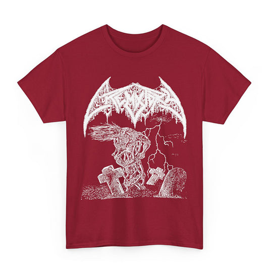 Crematory " Wrath from The Unknown " T shirt Cardinal Red