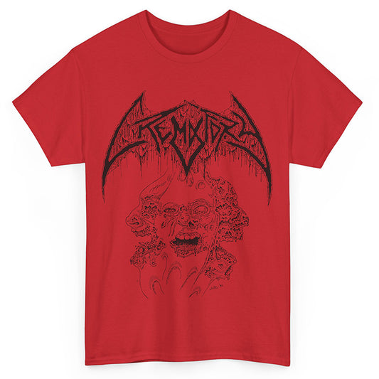 Crematory " Three Faces " T shirt Red