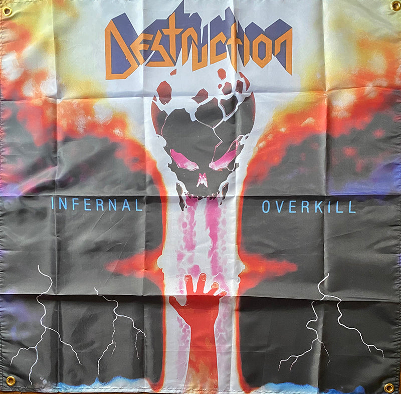 Destruction  " Infernal Overkill "  Flag / Banner / Tapestry