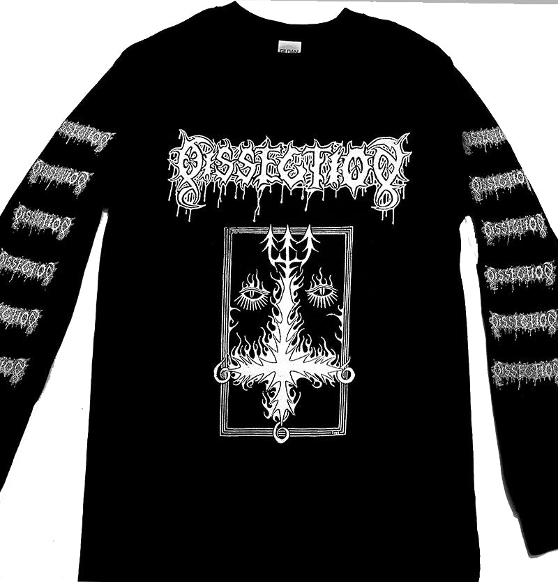 Dissection - Long Sleeve T-shirt with Sleeve Prints – necroharmonic