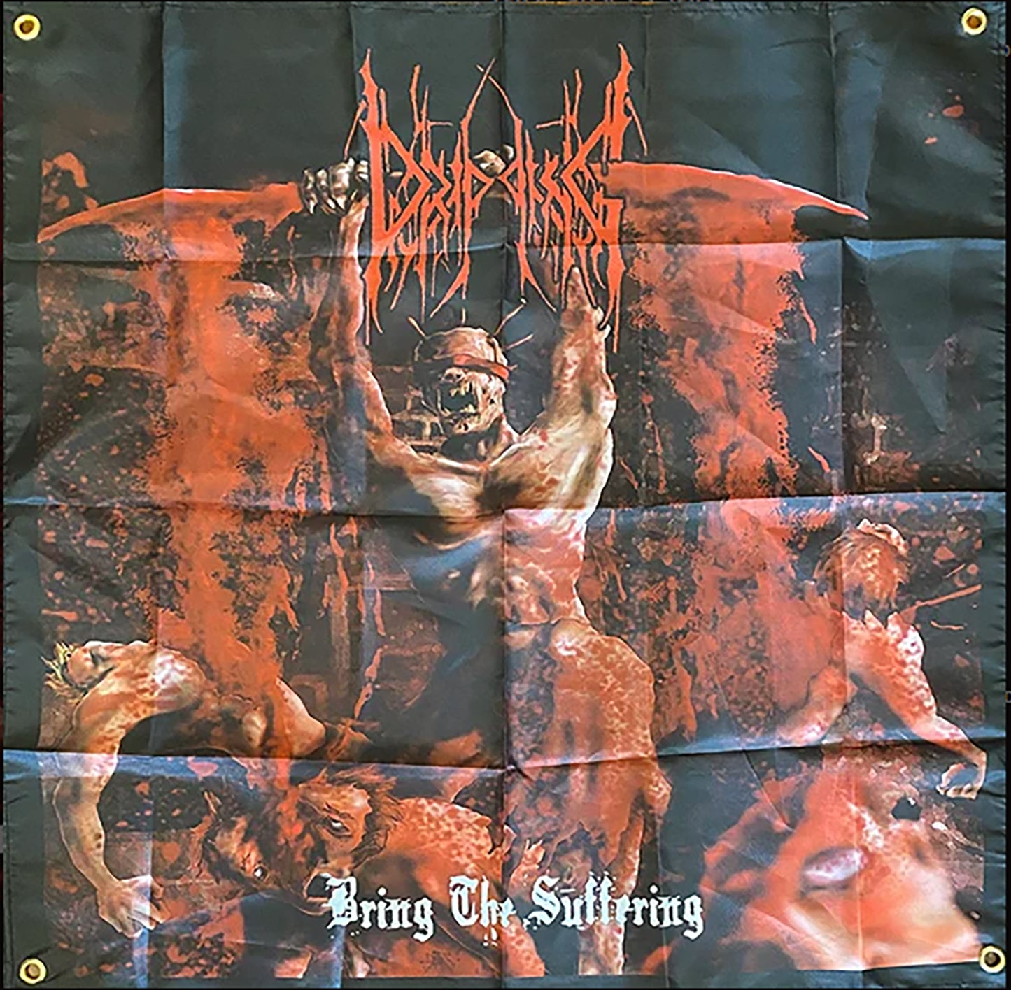 Dripping " Bring The Suffering " Banner / Tapestry / Flag brutal death metal