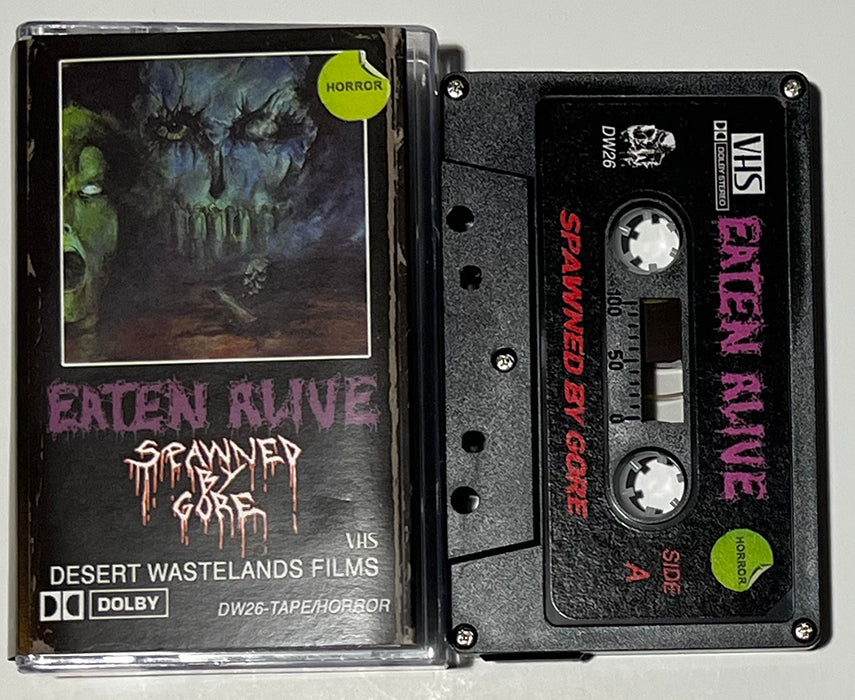 Eaten Alive  " Spawned By Gore " Cassette Tape gore death metal limited cassette tape 