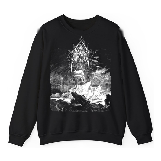 Evoken Shades of Night Descending sweatshirt black front