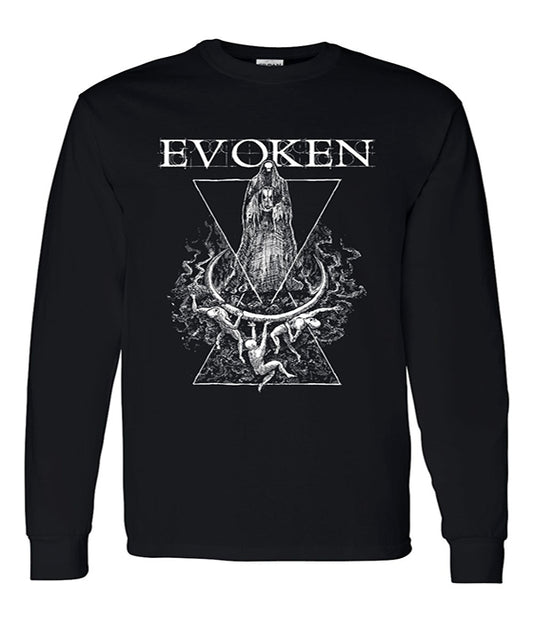 Evoken " The Last of Vitality " Longsleeve Black T-shirt