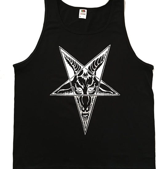 Goat Head Baphomet -  Men's Tank Top T shirt