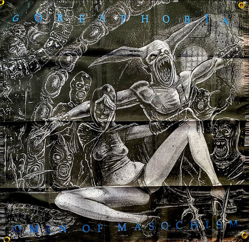 Death Metal Flad Drew Elliott artwork necrophagia goreaphobia