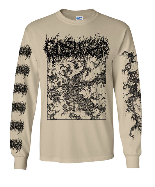 Gosudar - Khaosmos Longsleeve with Sleeve Prints Sand