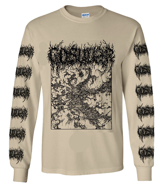 Gosudar - Khaosmos Longsleeve with Sleeve Prints Sand