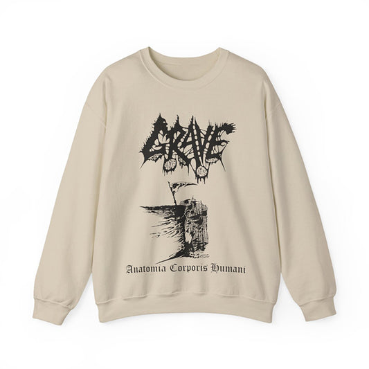 Grave Anatomía Corporis Humani sweatshirt Sand