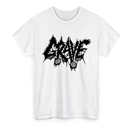 Grave " Logo "  T shirt White