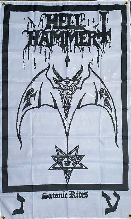 Hellhammer pre Celtic frosy flag satanic rites demo death metal thrash flag banner demo tape 1983