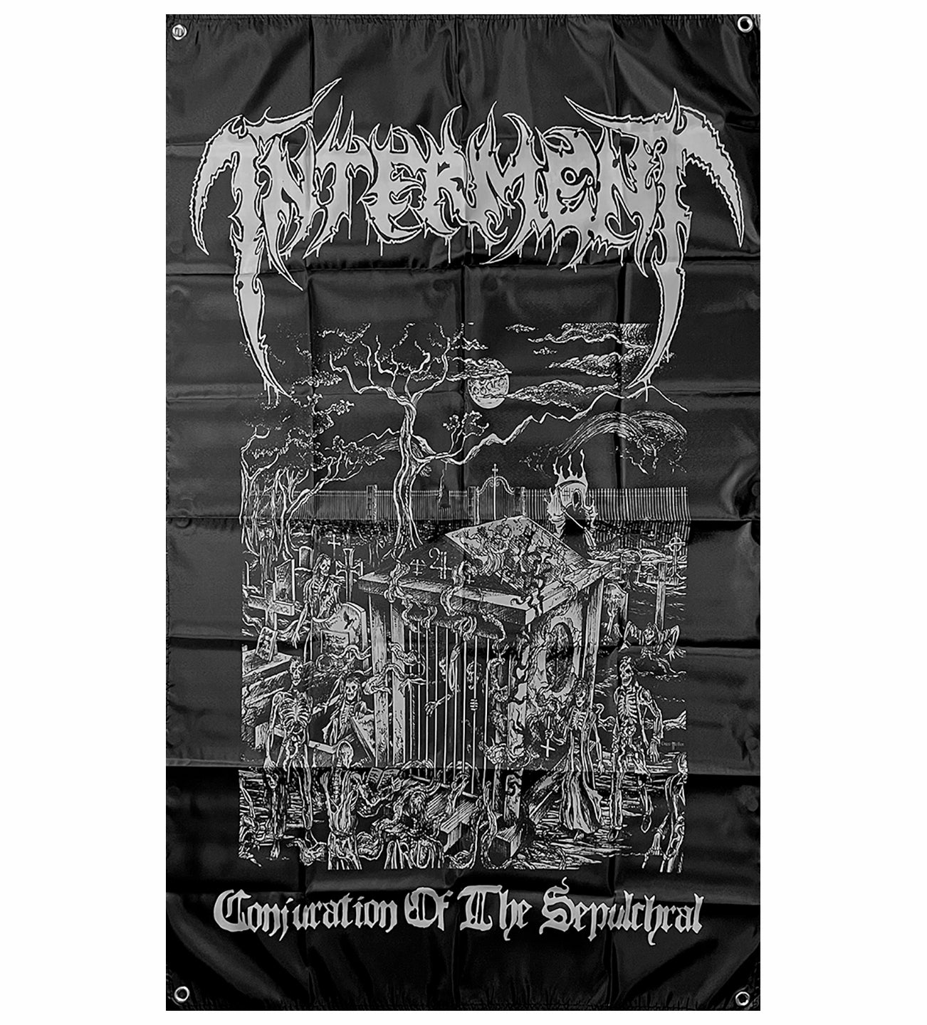Interment " Conjuration of the Sepulchral " Flag / Tapestry / Banner