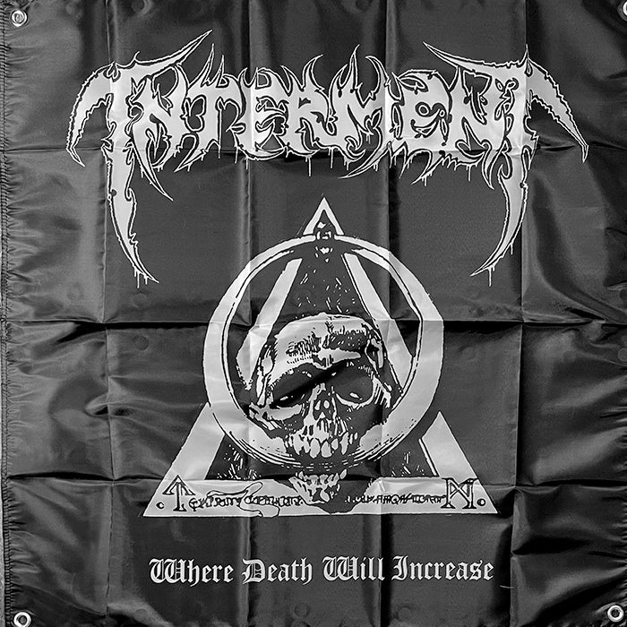 Interment " Where Death Will Increase " Flag / Tapestry / Banner