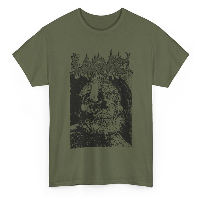 Larvae " Lust for the Dead " T shirt Military Green