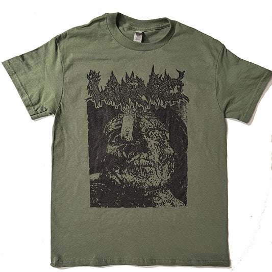 Larvae  "Lust for the Dead" T shirt on Mil Green