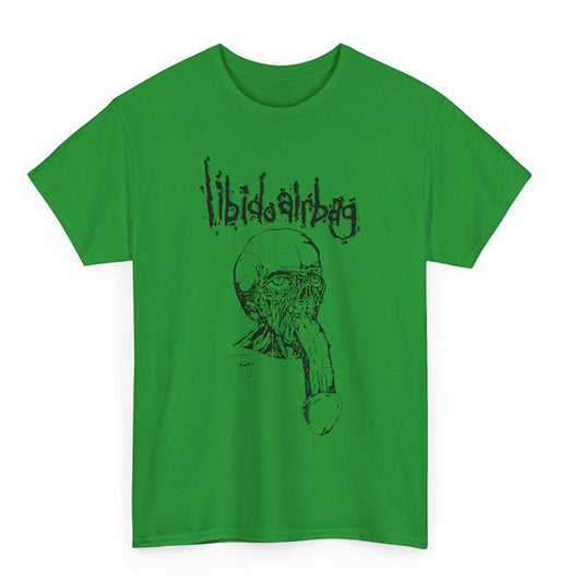 Libido Airbag " Dickface " Green T Shirt