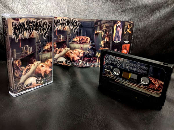 Malignancy " Cross Species Transmutation " Cassette Tape Mortician death metal