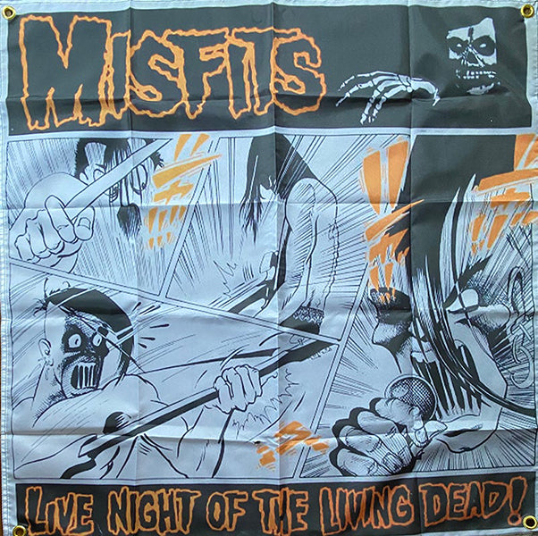 Misfits " Live Night Of The Living Dead " LP rare live New jersey with black flag punk