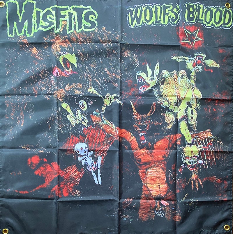 Misfits " Wolf's Blood " Flag
