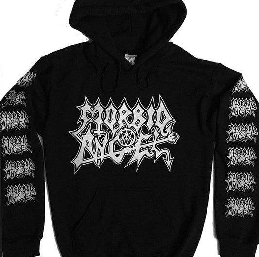 Morbid Angel Hoodie with Sleeve Prints